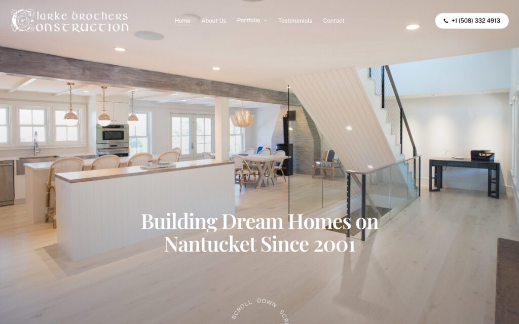 Clarke Brothers Construction homepage Clarke Brothers Construction Nantucket custom home builders since 2001